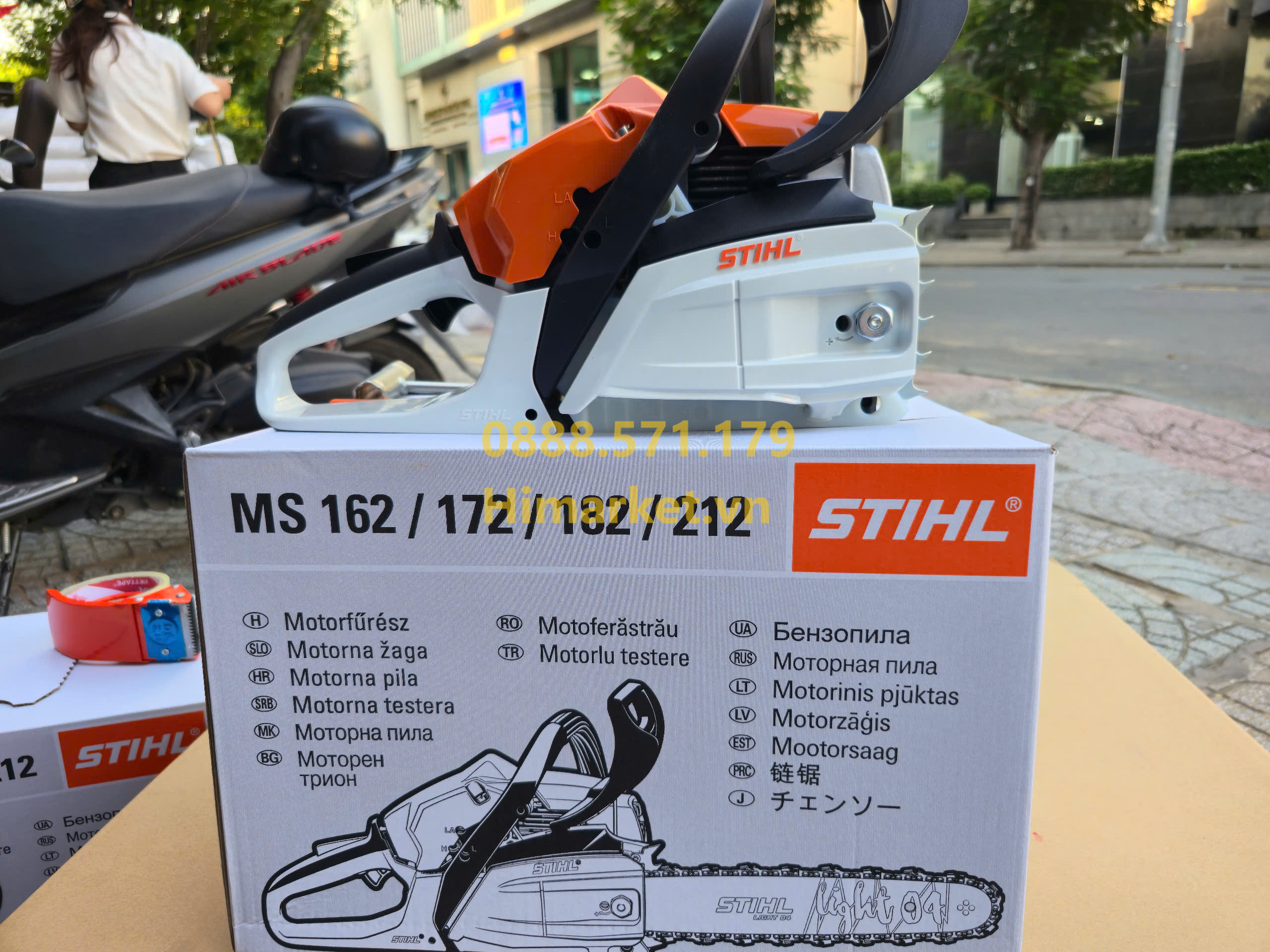 STIHL MS 182 nhẹ dễ dùng