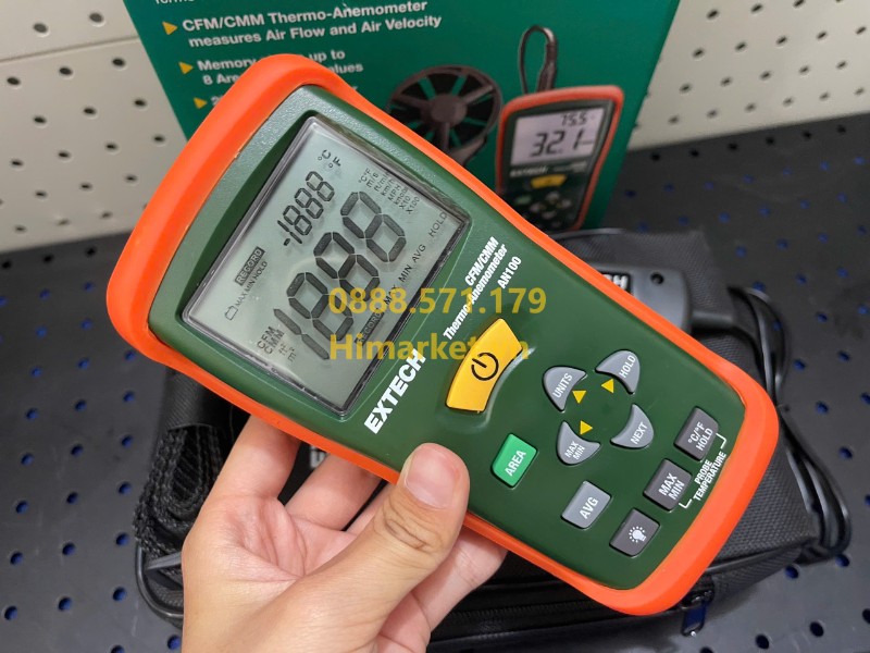 Cảm biến cánh quạt rời máy đo gió Extech