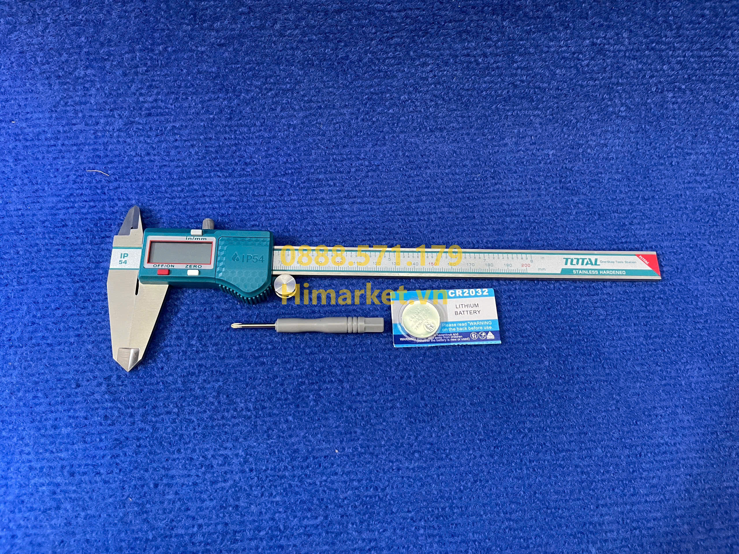 Thuoc cap dien tu Total 200mm IP54 chong bui nuoc