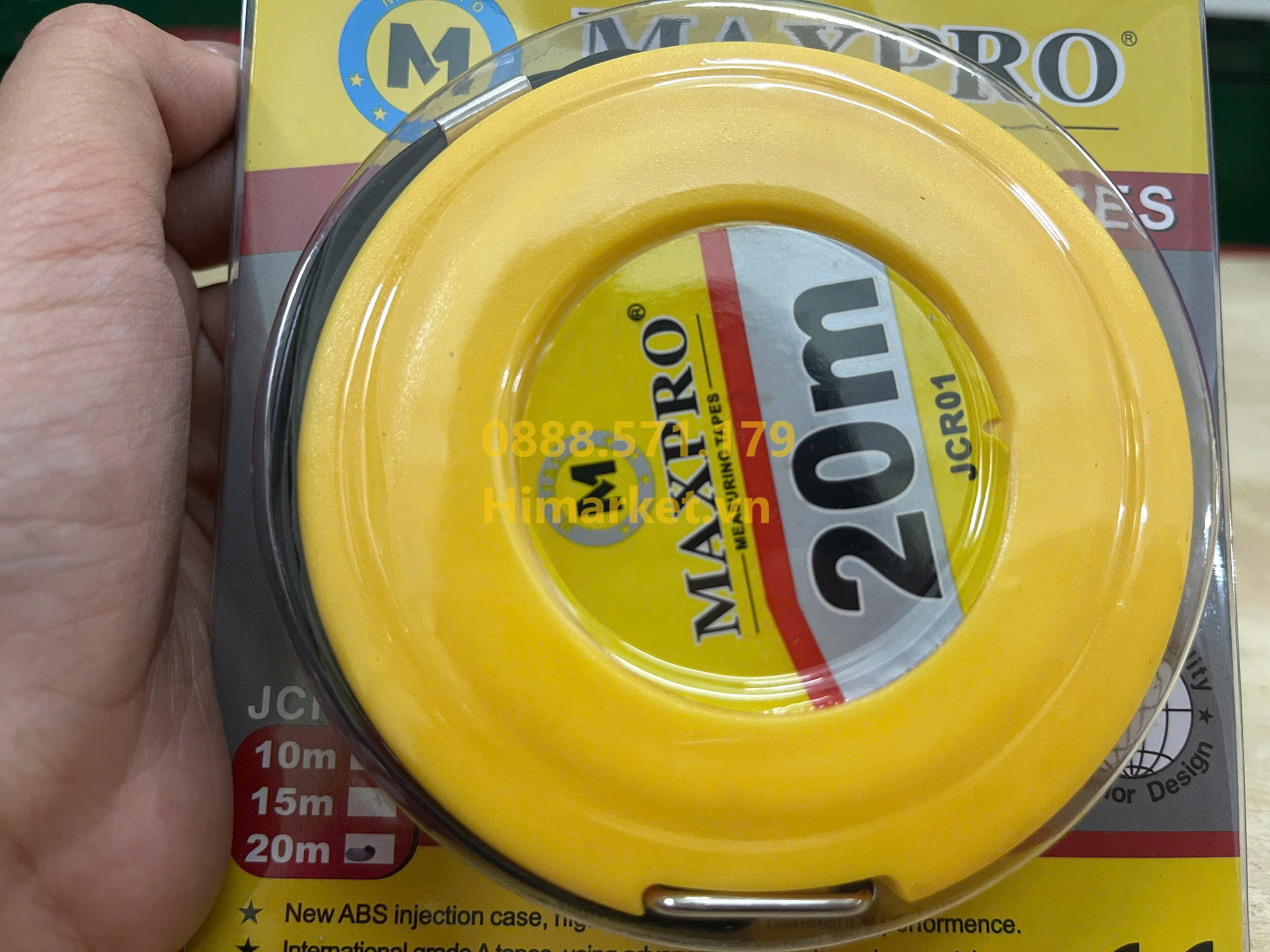 Thước cuộn sắt Maxpro JCR01 20m