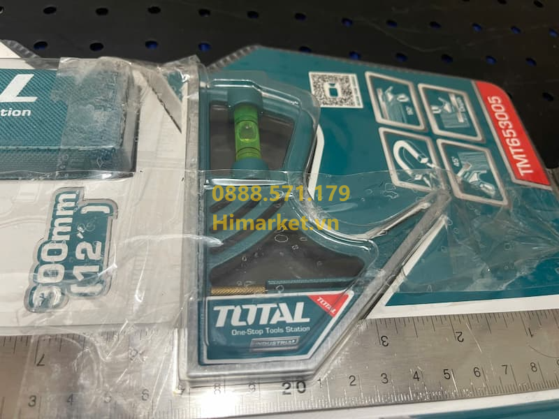 Thước vuông kết hợp Total TMT653005 đo góc chính xác