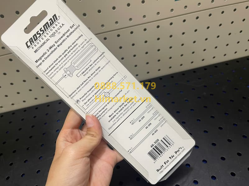 Tua vít 2 đầu 150mm Crossman 46-300 chính hãng