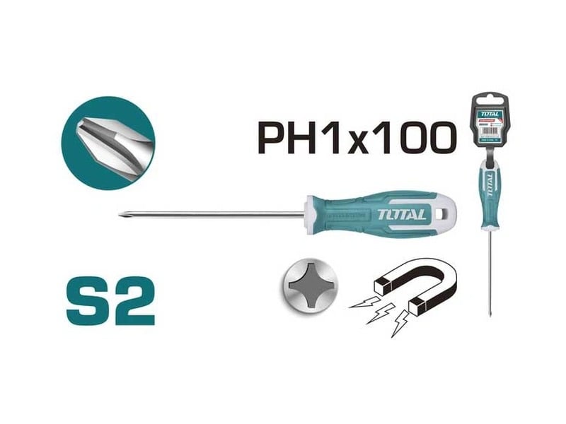Tua vít bake Total THT26PH1100 chất liệu thép S2 PH1 dài 100mm chính hãng giá tốt tại Himarket
