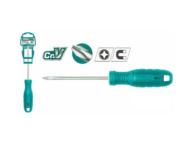 Tuốc nơ vít bake PH2x125mm Total THTDC2256 chất liệu thép 40Cr đuôi tròn chính hãng giá tốt tại Himarket