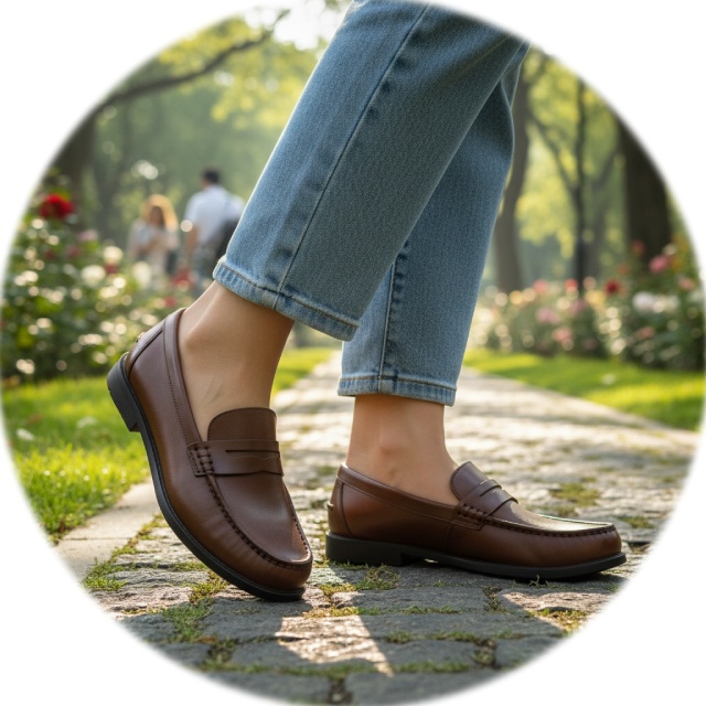 👟 Cuối tuần với giày lười – Gợi ý mix đồ thoải mái mà vẫn xinh