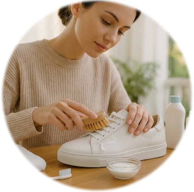 Cách vệ sinh giày trắng như mới ngay tại nhà