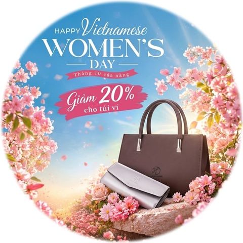 Ưu đãi 20/10: Giảm ngay 20% túi xách, balo và ví tại Giày Hạnh Dung