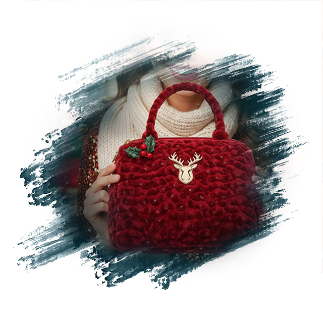 Túi xách màu đỏ – Nét chấm phá hoàn hảo mùa Noel