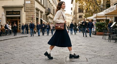 Loafer platform nữ