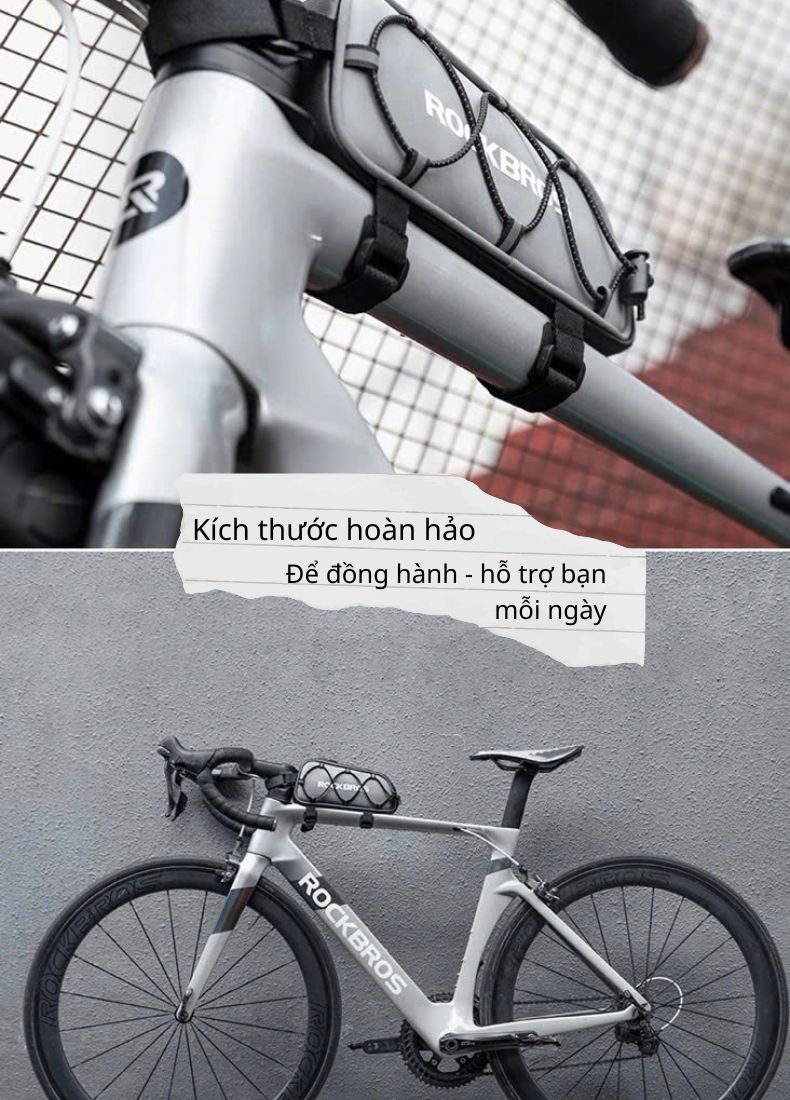 Túi treo Ghi đông xe đạp siêu gọn Rockbros 3012010901
