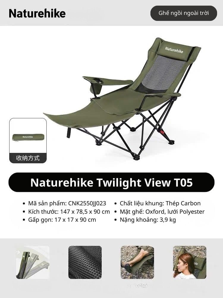 Naturehike CNK2550JJ023 - Ghế ngồi thư giãn ngoài trời T05