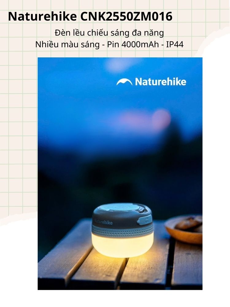 Đèn treo lều cắm trại Naturehike CNK2550ZM016