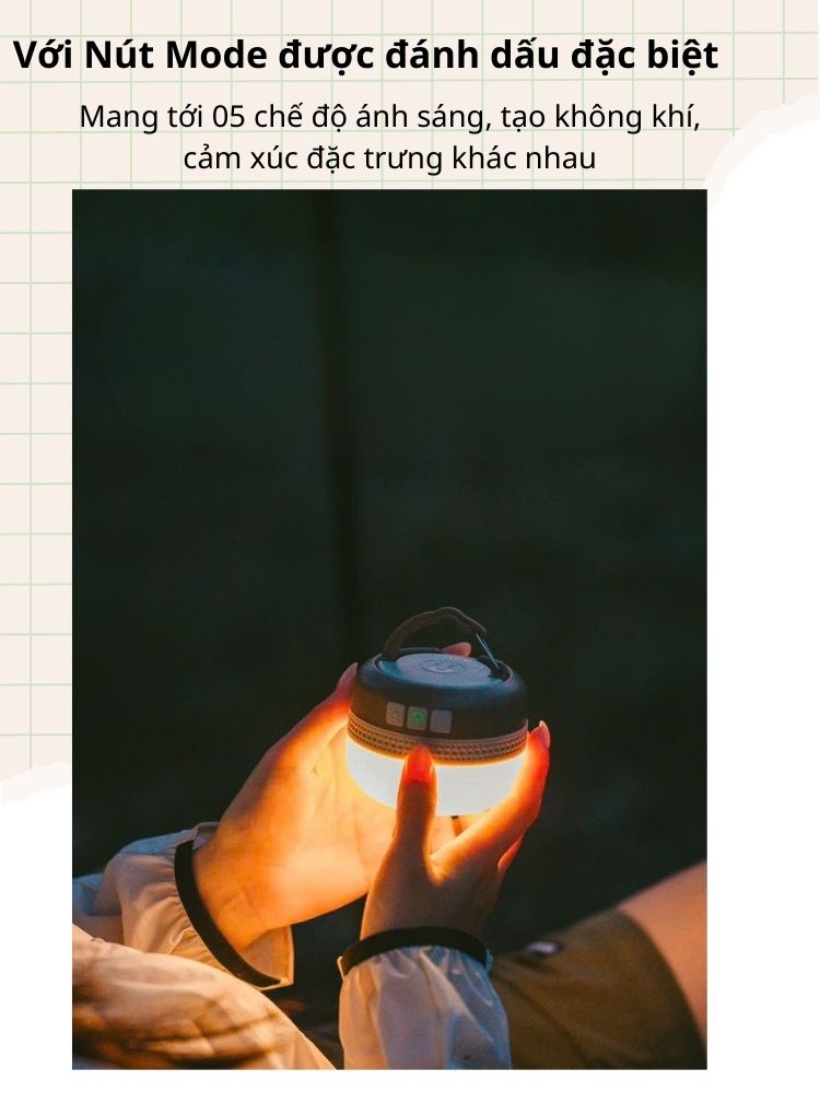 Đèn treo lều cắm trại Naturehike CNK2550ZM016