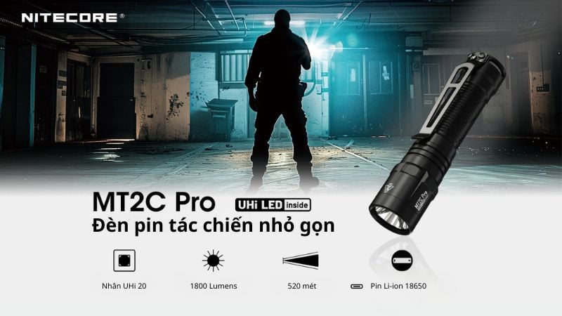 Đèn pin đa tác vụ Nitecore MT2C Pro