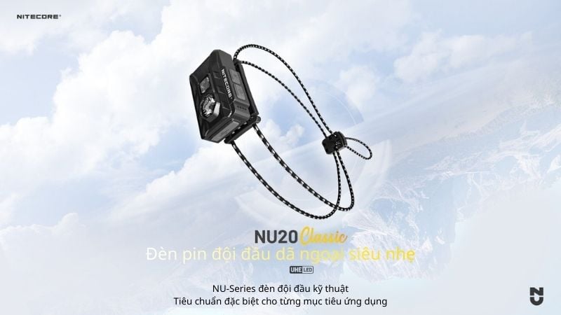 Nitecore NU20 Classic - Đèn pin đội đầu siêu nhẹ đa năng