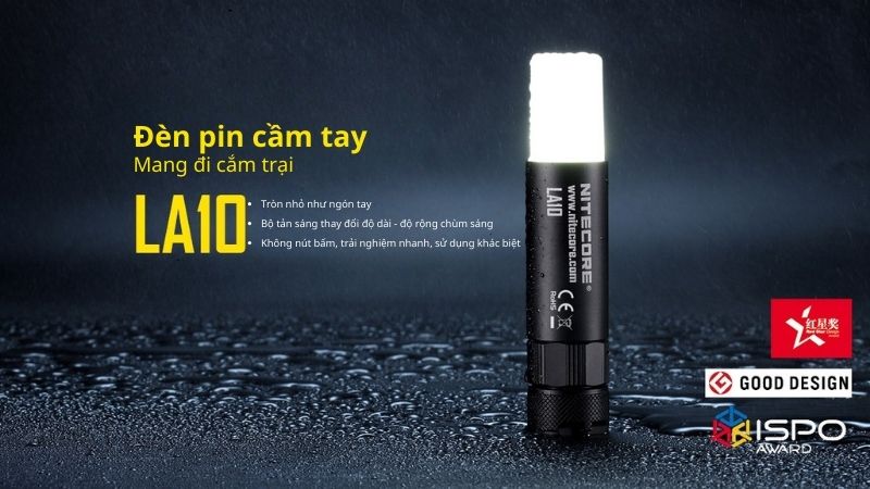 Đèn pin siêu mini Nitecore LA10