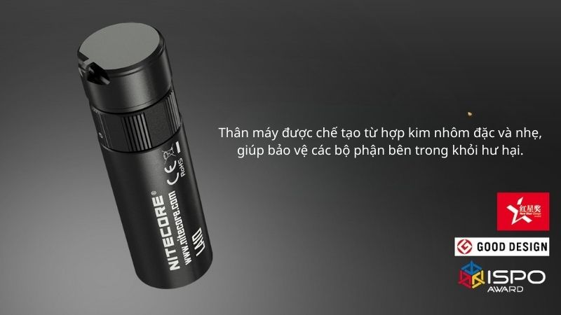Đèn pin siêu mini Nitecore LA10