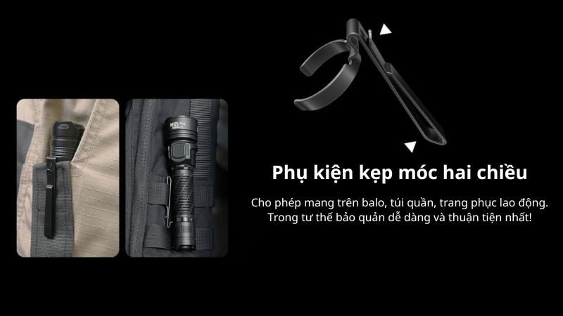 Đèn pin tác chiến cầm tay siêu gọn Nitecore NH25 Pro