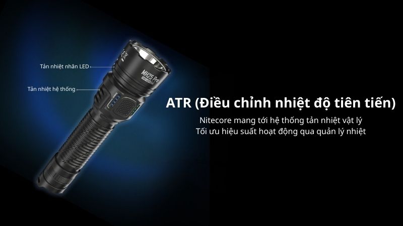 Đèn pin tác chiến cầm tay siêu gọn Nitecore NH25 Pro