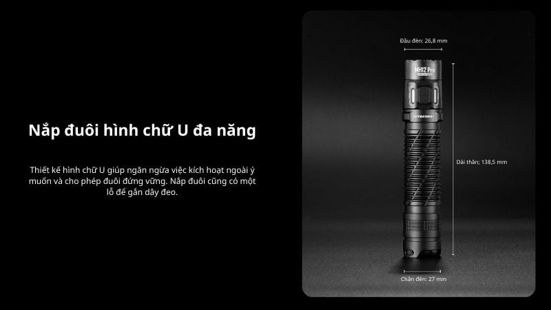 Đèn pin tự vệ siêu nhỏ Nitecore MH12 Pro