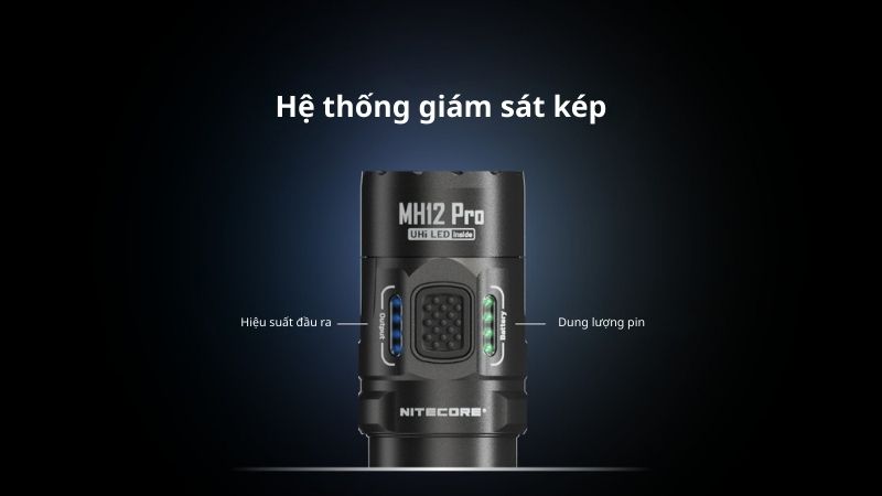 Đèn pin tự vệ siêu nhỏ Nitecore MH12 Pro