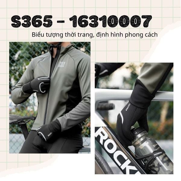 Găng tay đạp xe chống trơn trượt Rockbros S365 - 16310007