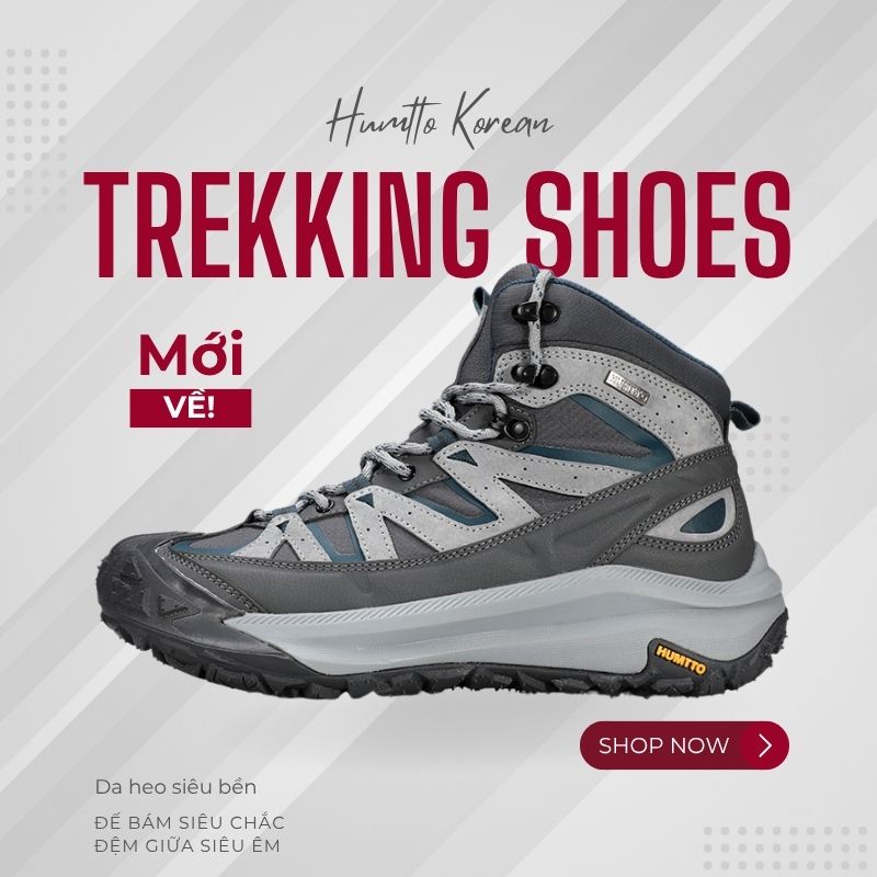 Giày leo núi cổ lửng nam Humtto 260996A