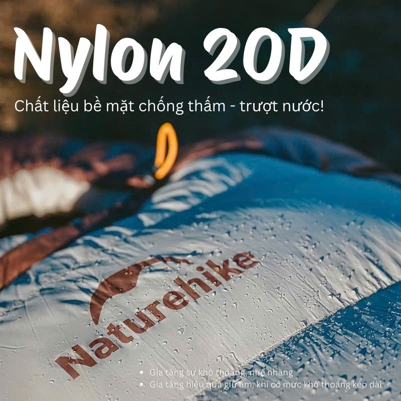 Túi ngủ lông vũ Naturehike cao cấp CNK2550WS014