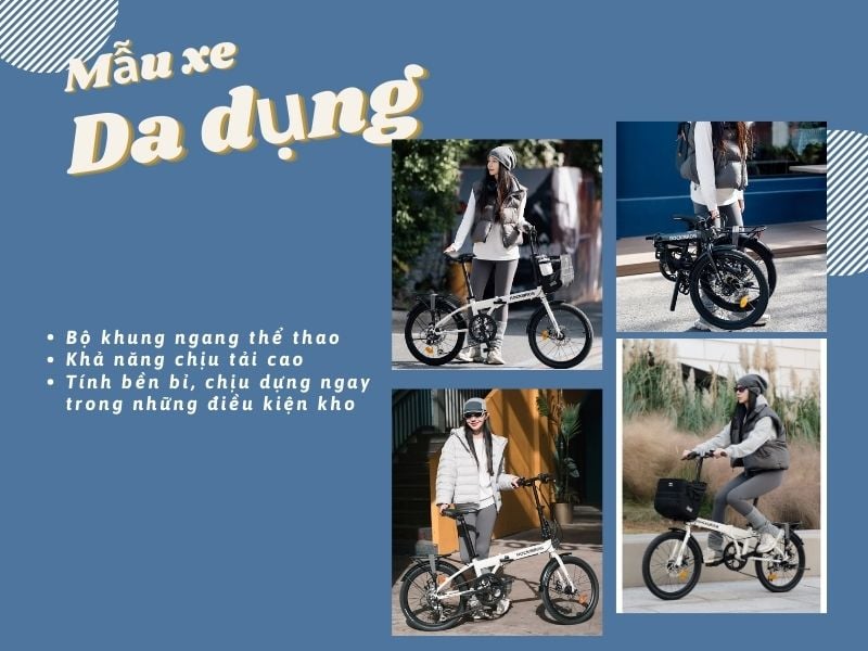 Xe đạp gấp đa dụng Rockbros SKN-20E