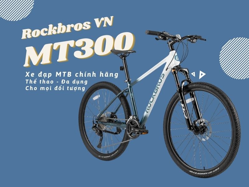 Xe đạp MTB đa dụng Rockbros MT300