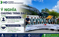 Chương trình đào tạo kỹ thuật máy xây dựng Hyundai – Nâng cao năng lực kỹ thuật và dịch vụ