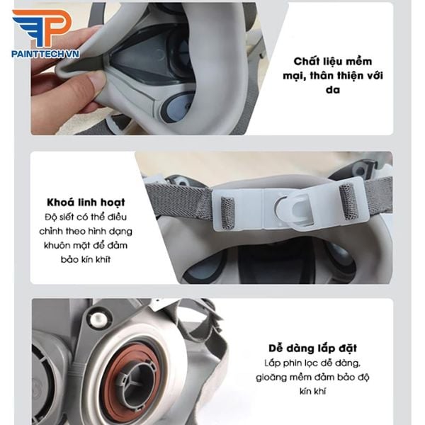Mặt nạ phòng độc đôi AMS A620