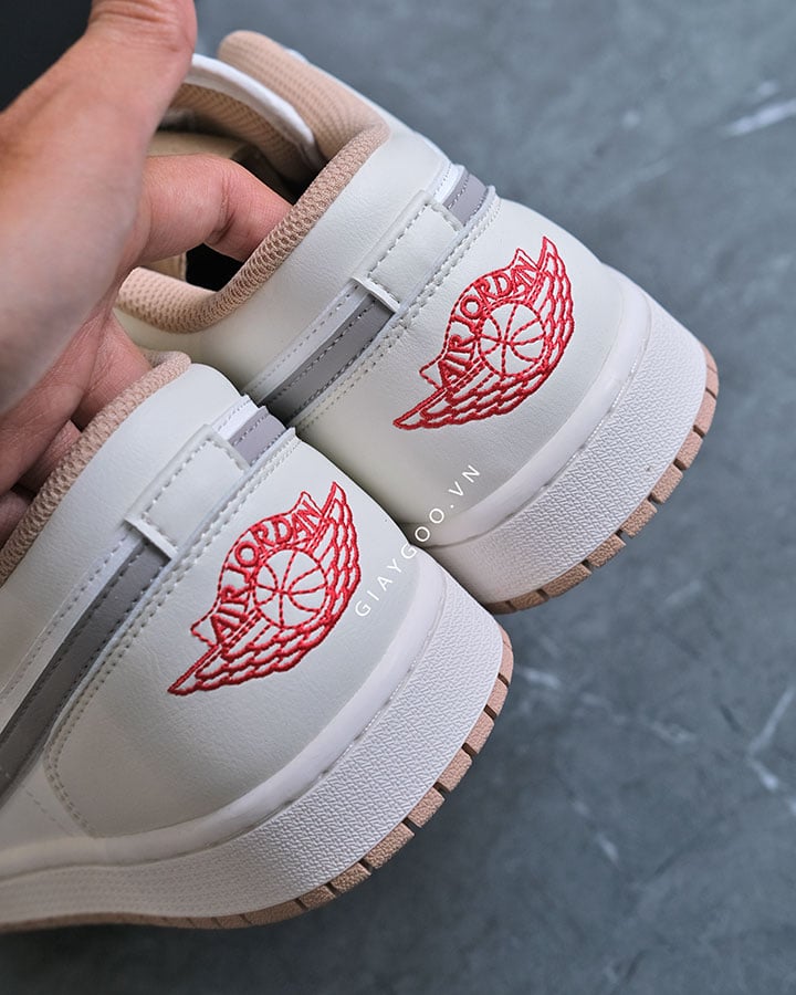 Giày Nike Air Jordan 1 Low Red College Grey 553558-169 best quality