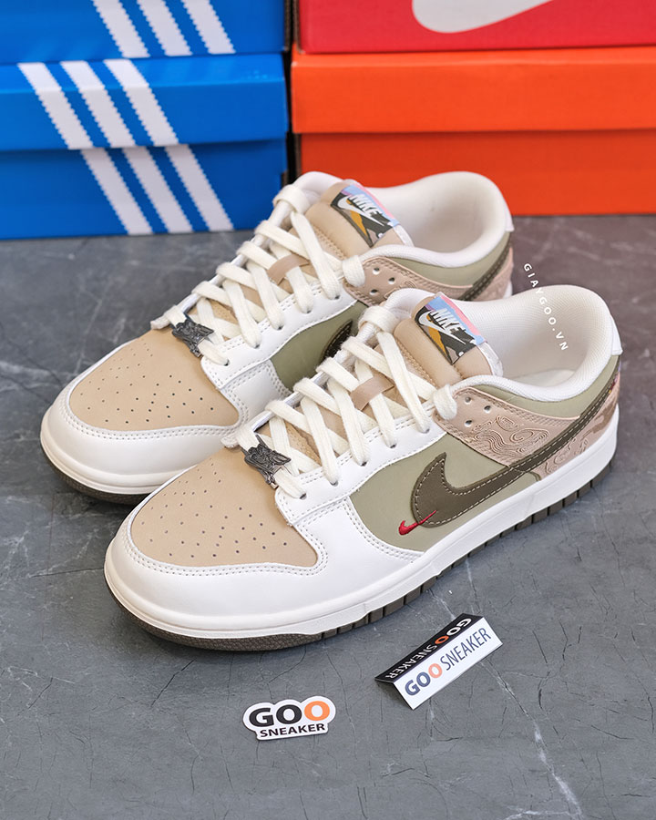 giày Nike Dunk Low CNY Pegasus Neutral Olive IQ1118-220 rep