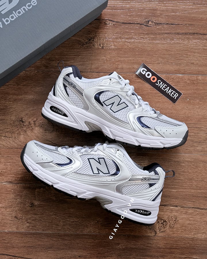 Giày New Balance 530 White Silver Navy