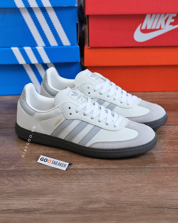 Giày Adidas Samba White Granite JH6479 rep 11