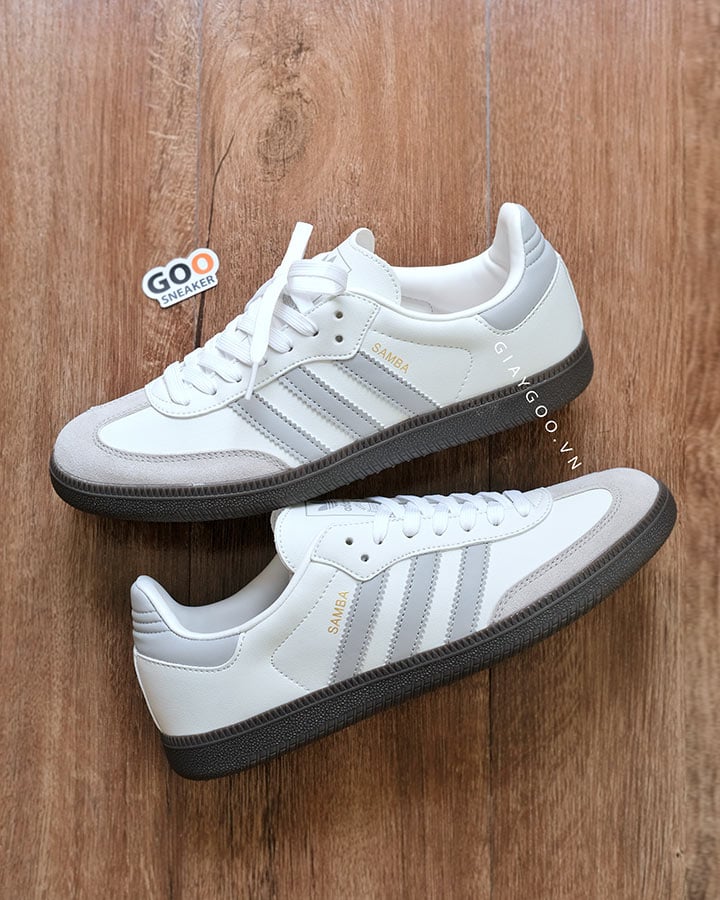 Giày Adidas Samba White Granite JH6479 rep 11