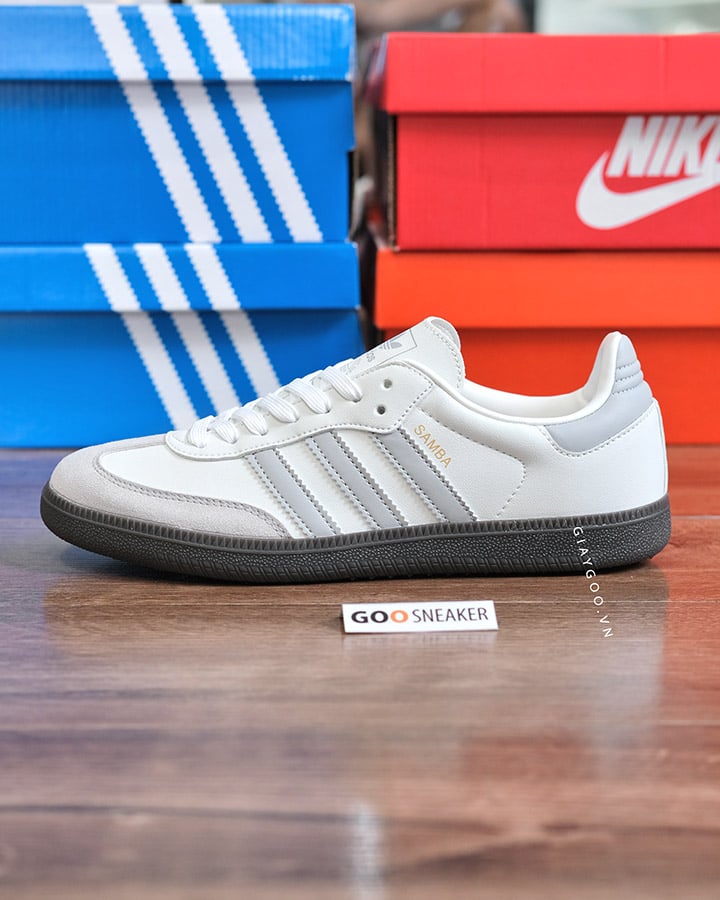 Giày Adidas Samba White Granite JH6479 rep 11