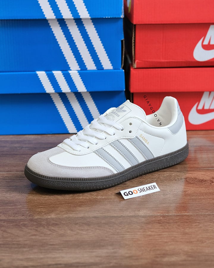 Giày Adidas Samba White Granite JH6479 rep 11