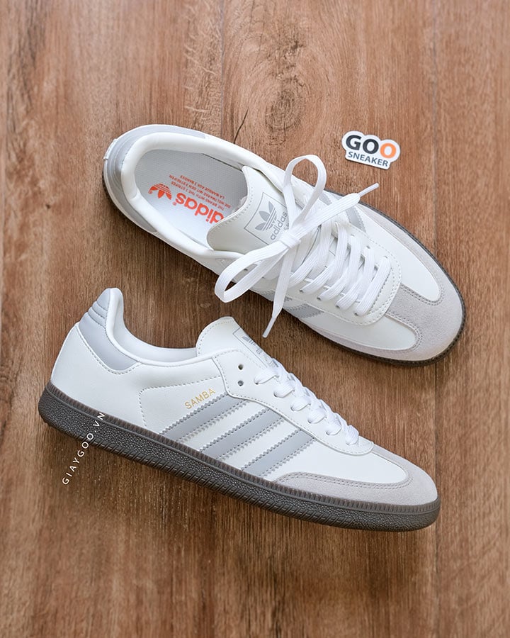 Giày Adidas Samba White Granite JH6479 rep 11