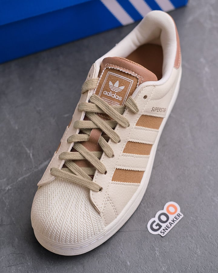 Giày Adidas Superstar II Kem Best Quality