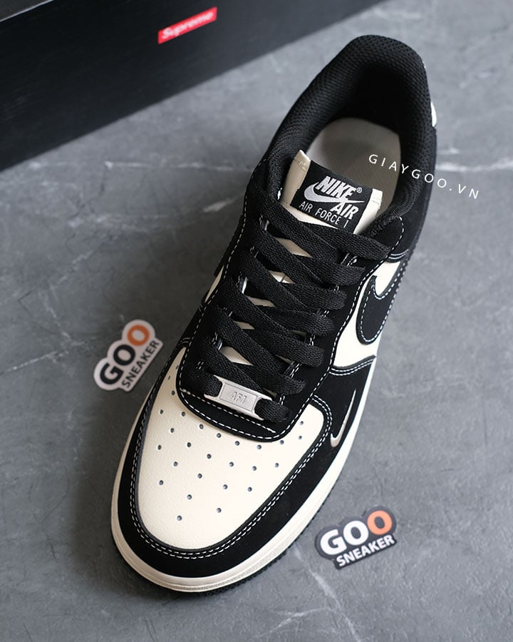 giày Air Force 1 Supreme Black White best quality