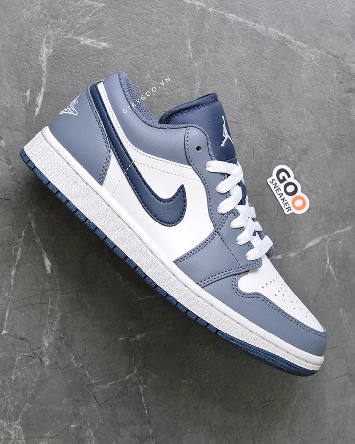 Giày Jordan 1 Low Ashen Slate 553558-414 Best quality