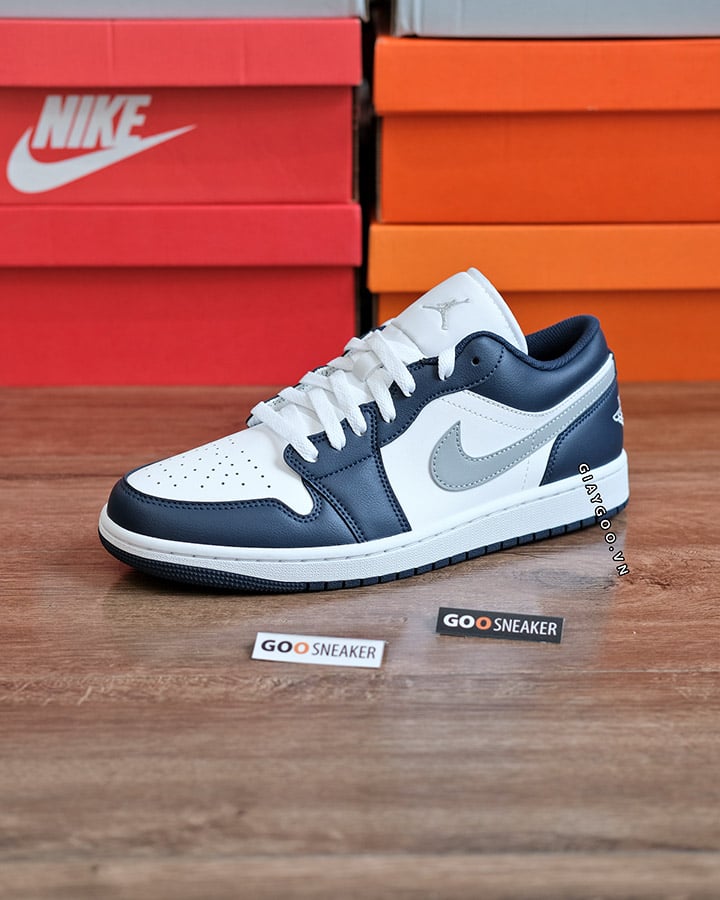 Giày Jordan 1 Low Midnight Navy 553558-141 best quality