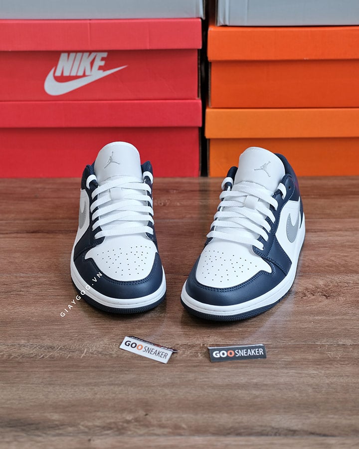Giày Jordan 1 Low Midnight Navy 553558-141 best quality