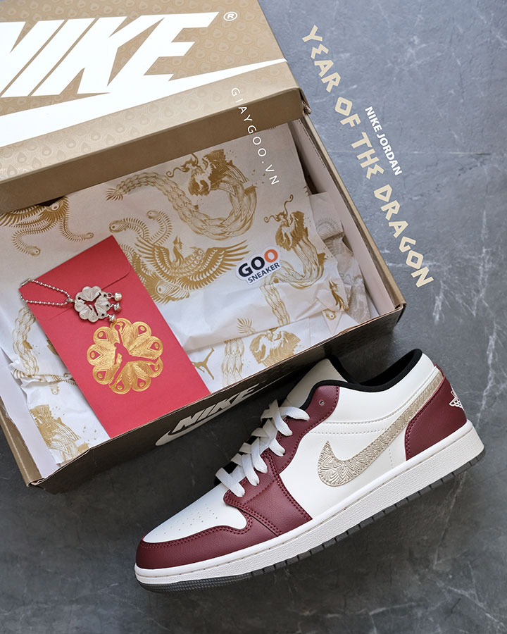 Giày Jordan 1 Low Year of the Dragon FJ5735-100