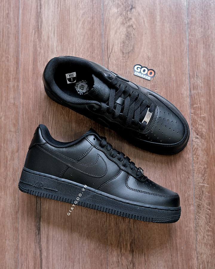 Giày nike air force 1- af1 all black đen full best quality