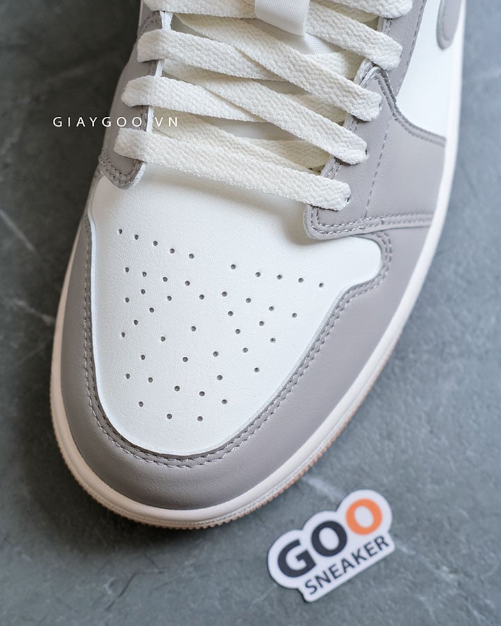 Giày Nike Air Jordan 1 Low Red College Grey 553558-169 best quality