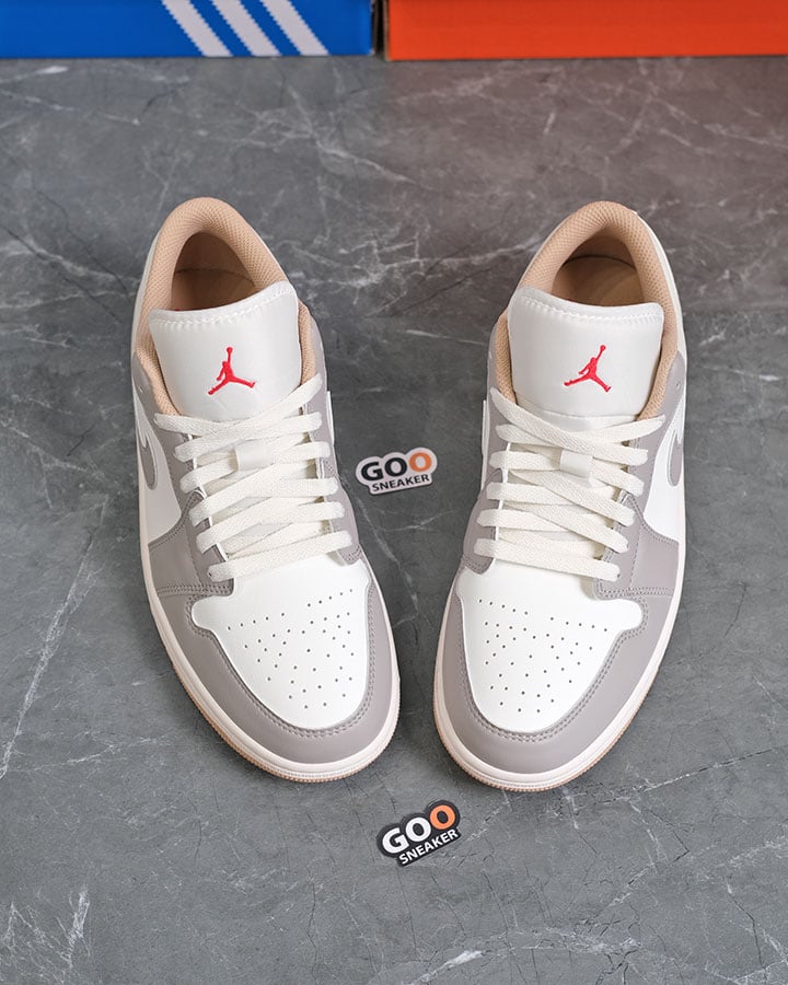 Giày Nike Air Jordan 1 Low Red College Grey 553558-169 best quality