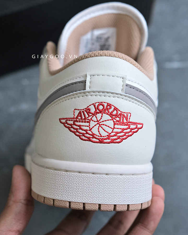 Giày Nike Air Jordan 1 Low Red College Grey 553558-169 best quality